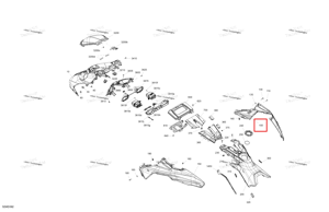 Правый задний капот Ski-Doo 517308845