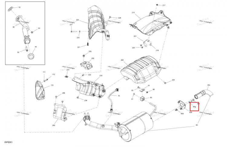 Шайба стопорная Din 127 B Can-Am Outlander 4x4 DPS 700 (2025) (707603743)
