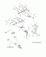 Рычаг верхний левый PRO 13-> Polaris KIT-UCA,MY13 RMKSTD/PRO,LH,IRD  2204930-293