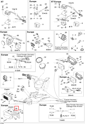 Пластина опора Europe Models Can-Am 705001668