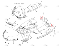 Заклёпка и фиксатор в сборе Polaris Widetrak LX (2006) (7621601)