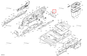 Правый нижний панель Can-Am 707901003