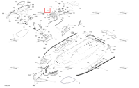 Acces крышка в сборе включает 750 to 750 g Sea-Doo RXT-X 300 (2023) (291005876)