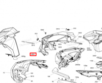 517306301 Корпус фары Ski-Doo
