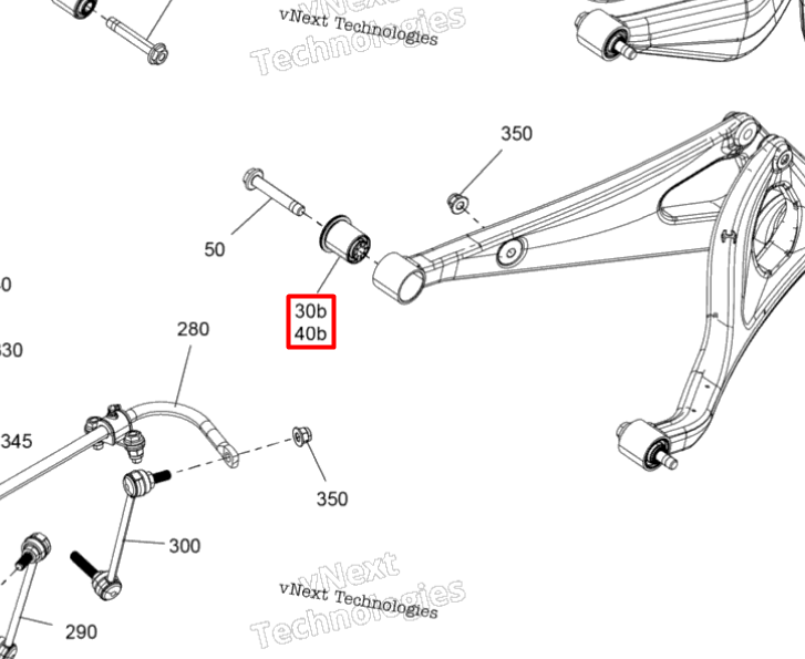 706205895 Сайлентблок рычага Can-Am Maverick