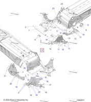1244616 В сборе радиатор BULKHEAD включает штифт установочный