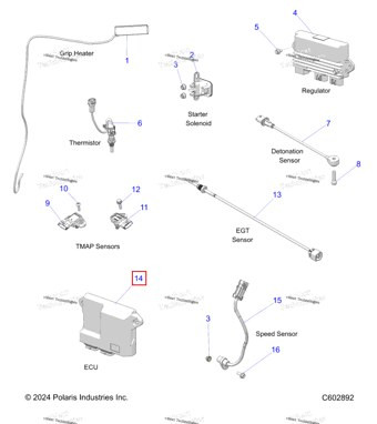 4019295 ECU основание KOK 840 T MY22 дилер установка требуется