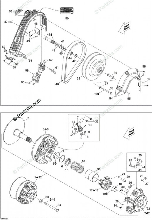 417127207 Ведомый шкив в сборе