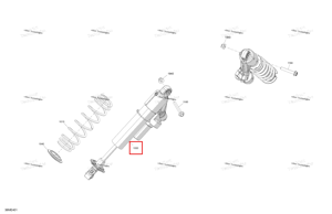 Передний амортизатор Hpg Ski-Doo 505075918