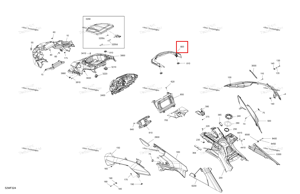 Лобовое стекло 210 мм Ski-Doo 517308712