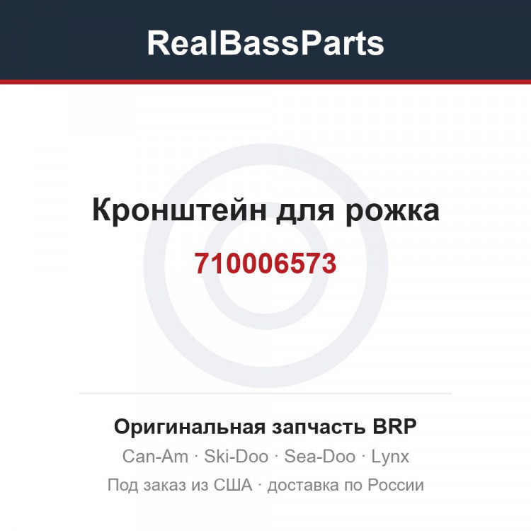 710006573 Кронштейн для рожка