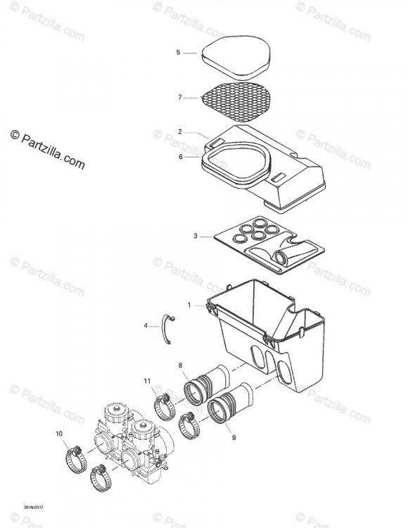 605349057 FILTRE A AIR *AIR FILTER  Фильтр воздушный