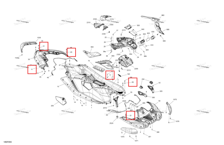 Oval шайба Sea-Doo Spark 900 ACE Base (2026) (291006387)