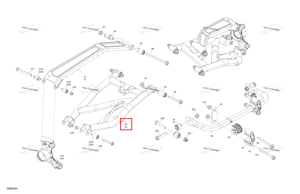 Глубокий чёрный левый Interior подвески рычаг Can-Am 706005538