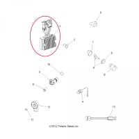 4012192 Реле регулятор напряжения для квадроциклов Polaris SPORTSMAN 500/800 / RZR 800 2007-2010" 4011569/4011925/4012384
