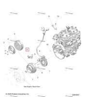 5455085 Фиксатор статор провод