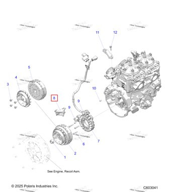 5455085 Фиксатор статор провод