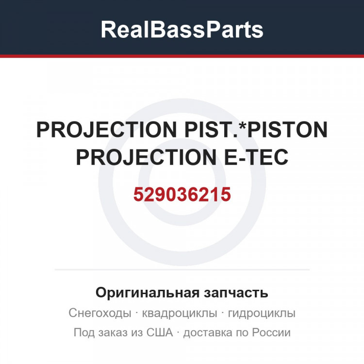 529036215 PROJECTION PIST.*PISTON PROJECTION E-TEC