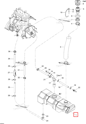 Масляный бак Sea-Doo 275000238