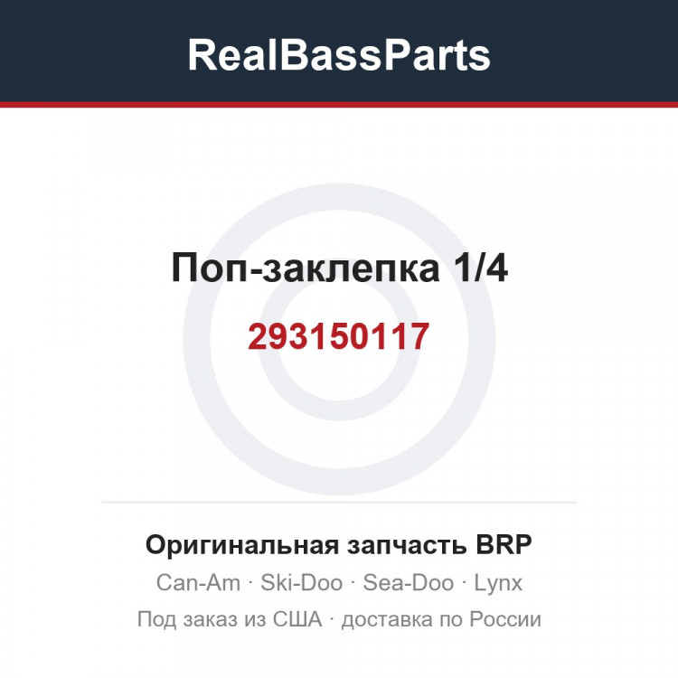 293150117 Поп-заклепка 1/4