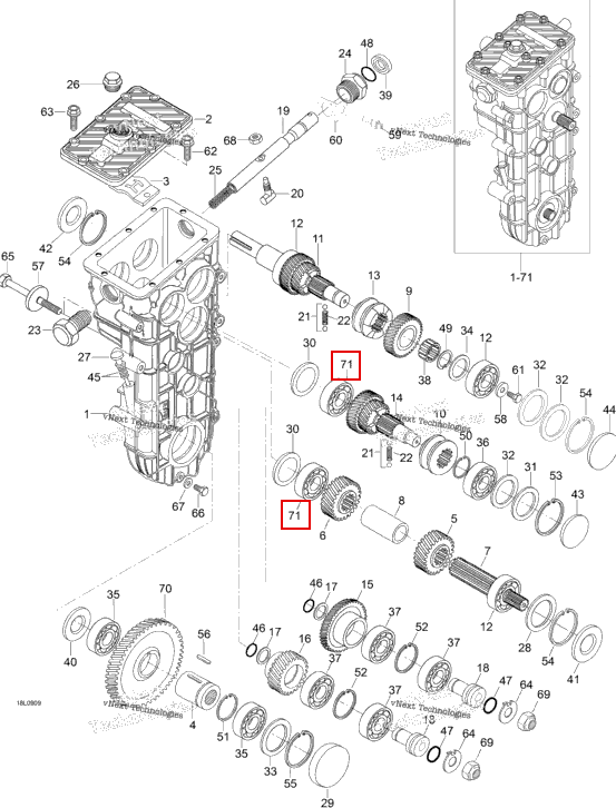 Шарикоподшипник Ski-Doo Expedition TUV V800 4-TEC (2009) (M610063044)