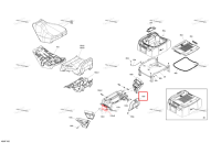 Задний сиденье облицовка Ski-Doo Skandic SE 900 ACE (2026) (510007866)