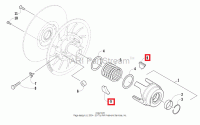 0648-826 Проставка Arctic Cat CAM, BACK 0648-821