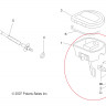 2010336 Консоль курка газа в сборе для квадроциклов Polaris Sportsman 2010250/CNC
