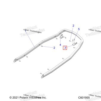 5271516 Кронштейн бампер левый