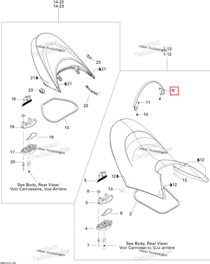Сиденье ремень STD Sea-Doo 269001431