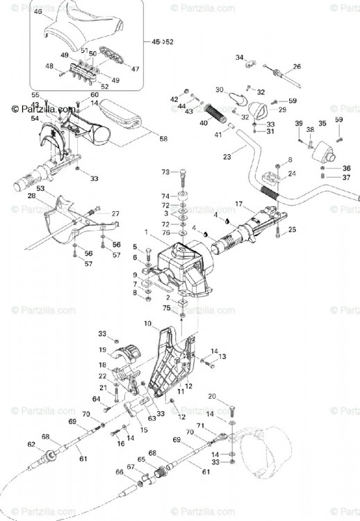 277000519 PALIER BRAS    *THRUST-ARM  Рычаг рулевой колонки