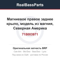 715003971 Магниевое правое заднее крыло, модель из магния, Северная Америка