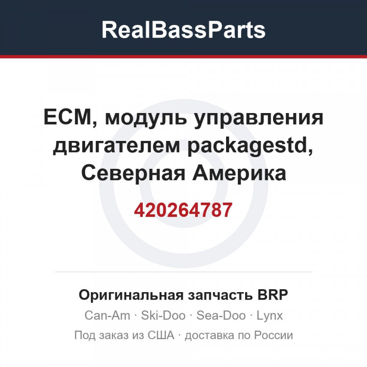 420264787 ECM, модуль управления двигателем packagestd, Северная Америка