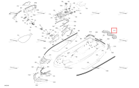 Задний Plat Form Carpet Sea-Doo GTX 300 (2020) (291005279)