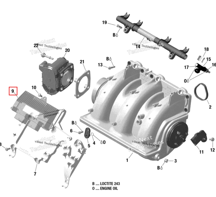 Electronic блок North America Sea-Doo RXP 300 (2018) (420464252)