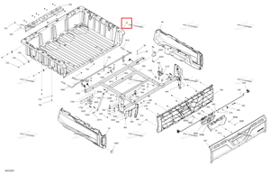 Открытый багажник Interior в сборе Can-Am 715009259