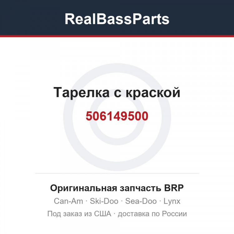 506149500 Тарелка с краской