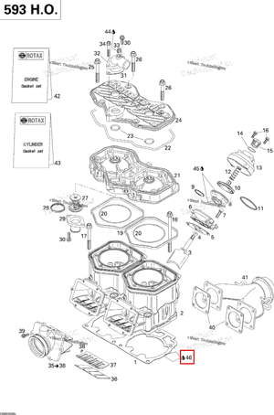 Tait / Loctite 518, 50 ml Ski-Doo 219704456