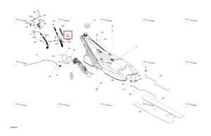 Шланг в сборе Included 500 to 500 d Ski-Doo 513034106