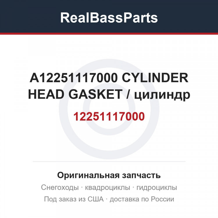 A12251117000 CYLINDER HEAD GASKET / цилиндр