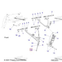 7520152 Болт M10 X1 25 X85 мм HXFLG OLV D