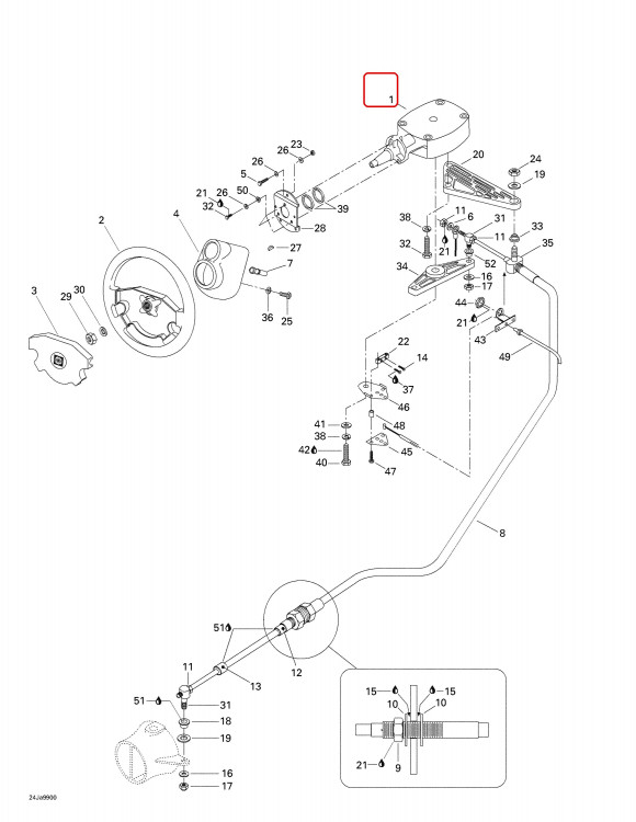 207154560 Шестигранник. винт M5 X 45