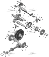 Упорный шайба Can-Am Commander MAX 1000R EFI XT (2024) (420244381)