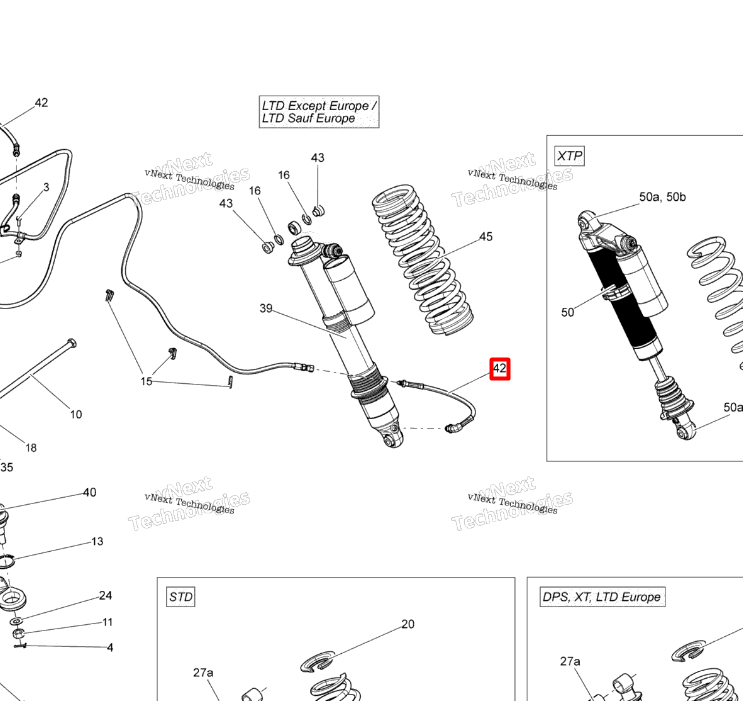 706202444 Шланг Can-Am 706201446