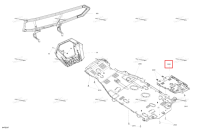 Нижний задний защита днища Can-Am Outlander 4x4 XT 1000R (2025) (705014893)