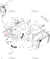 REFLECTIVE SHEET Ski-Doo Expedition TUV V800 4-TEC (2009) (M44110)