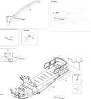 Ящик для инструментов Ski-Doo Expedition TUV V800 4-TEC (2009) (A50121179000)
