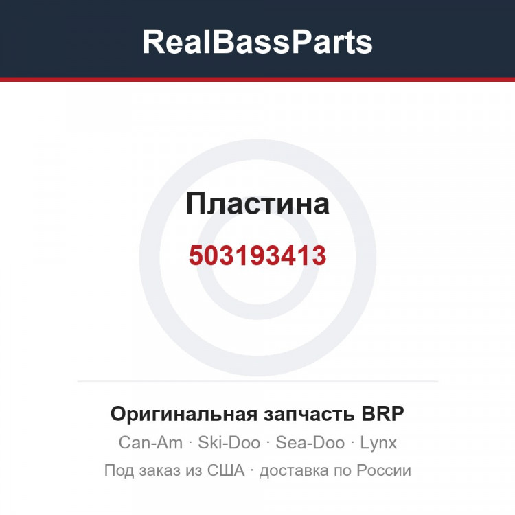 503193413 Пластина