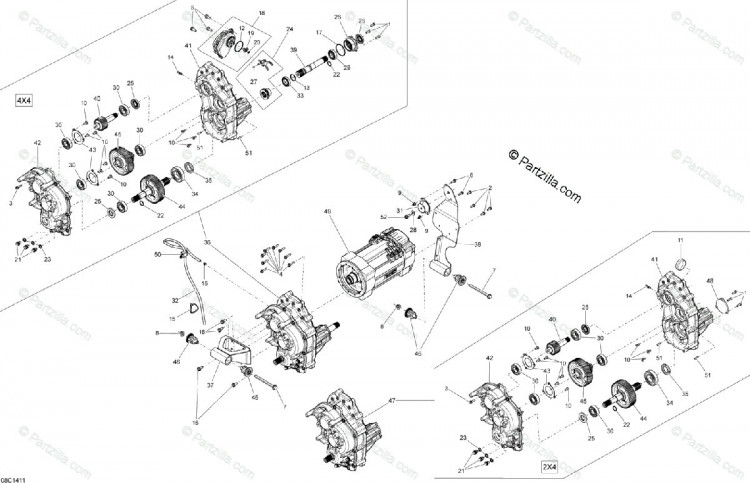 705501589 Пакет шарикоподшипников 2х4, 4X4