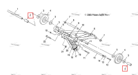 Трубка наружный проставка Polaris Widetrak LX (2006) (5333012)